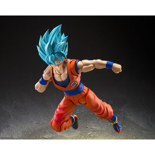 Figura S.H.Figuarts Super Saiyan God Super Saiyan Son Goku Blue Power Transcending Limits Dragon Ball Super 14,5cm