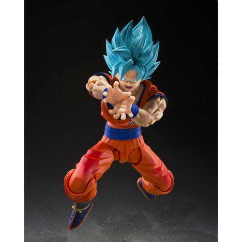 Figura S.H.Figuarts Super Saiyan God Super Saiyan Son Goku Blue Power Transcending Limits Dragon Ball Super 14,5cm