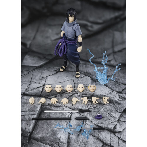 Figura S.H.Figuarts Sasuke Uchiha Solitary Shinobi Naruto Shippuden 14,5cm