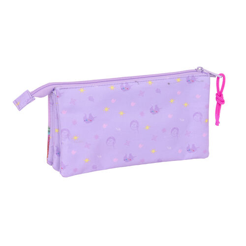 Unicorn Academy triple pencil case