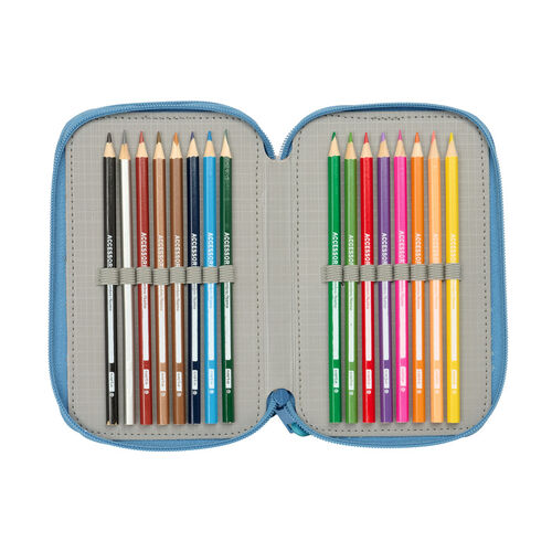 Disney Frozen triple pencil case 37pcs