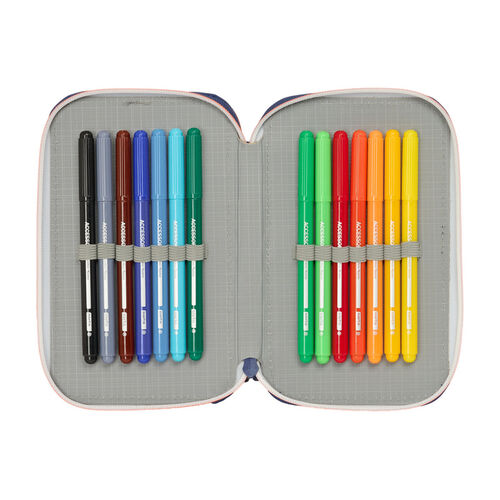 F.C. Barcelona 2 Equipment 25/26 double pencil case 29pcs