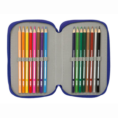 Plumier Atletico de Madrid triple 37pzs