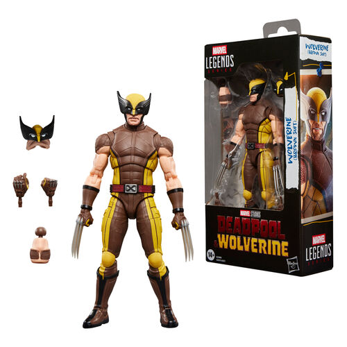 Marvel Legends Series Deadpool & Wolverine -  Wolverine Brown Suit figure 15cm