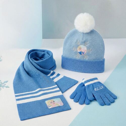 Disney Frozen winter set snood hat gloves