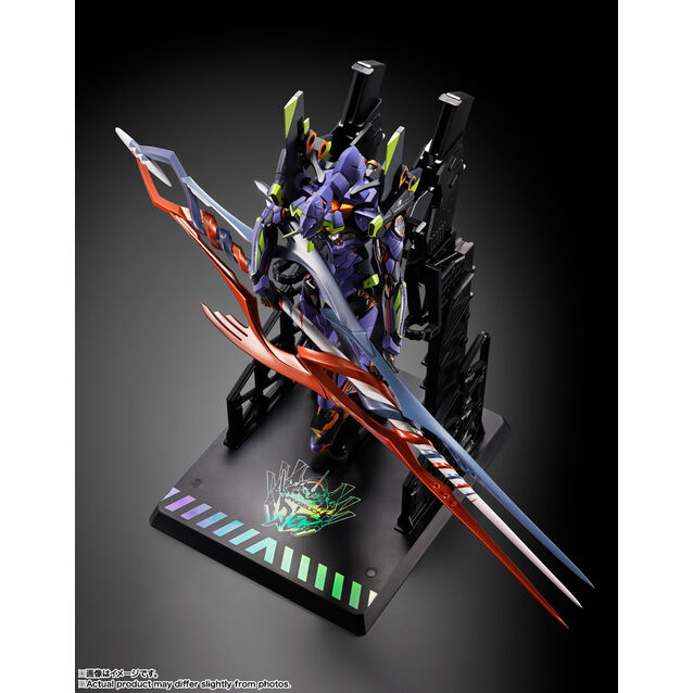 Neon Genesis Evangelion Build Eva Test Type-01 30th with the Spear of Gaius figure 22cm