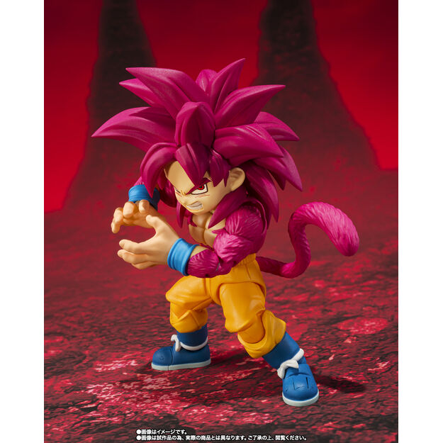 Figura S.H. Figuarts Super Saiyan Level 4 Son Goku Dragon Ball Daima 8cm