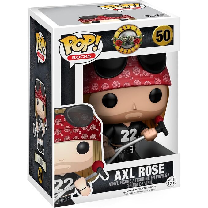 Figura POP Rocks Guns Roses Axl Rose