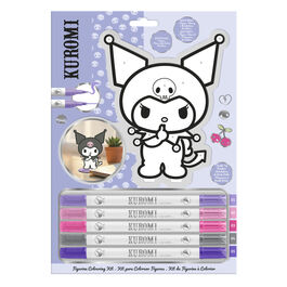 Set colorear Kuromi Hello Kitty