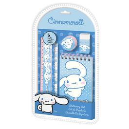 Set papeleria Cinnamoroll Hello Kitty 5pzs