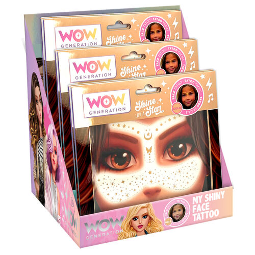 Wow Generation Golden freckles facial tattoo
