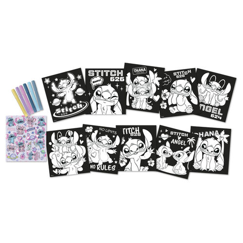 Disney Stitch Notebook + markers