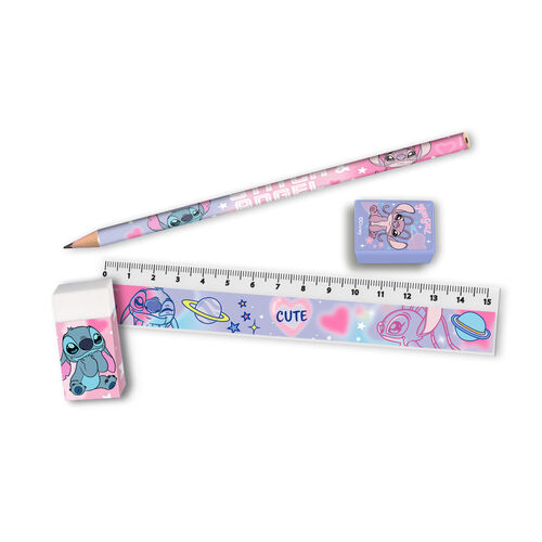 Disney Stitch pencil case stationery set