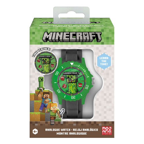 Reloj analogico Minecraft