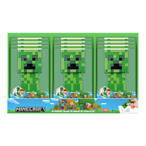 Goma de borrar 3D Minecraft