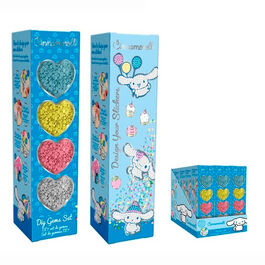 Crea tus pegatinas con gemas Cinnamoroll Hello Kitty
