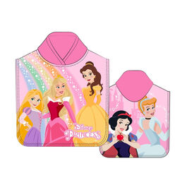 Poncho toalla Princesas Disney microfibra