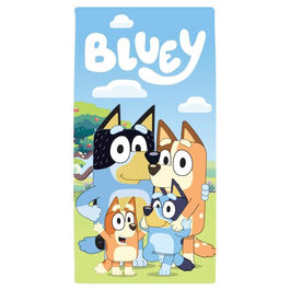 Bluey microfibre beach towel
