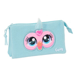 Furby triple pencil case