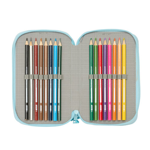 Furby triple pencil case 37pcs