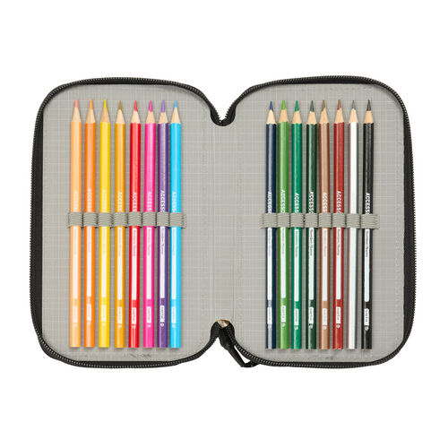 Marvel Avengers triple pencil case 37pcs