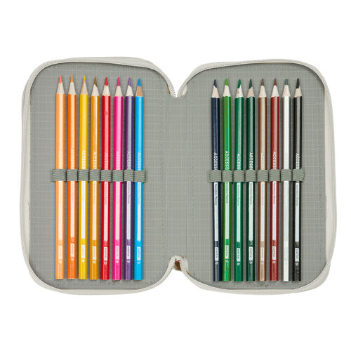 Disney Minnie Minty triple pencil case 37pcs