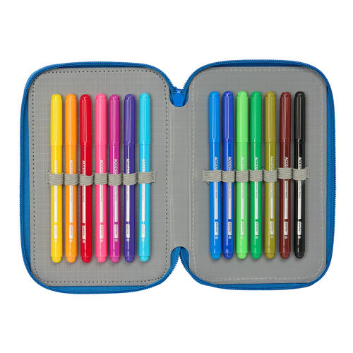 Plumier Superman DC Comics triple 37pzs