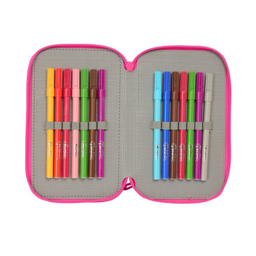 Barbie Good Day triple plumier 37pcs