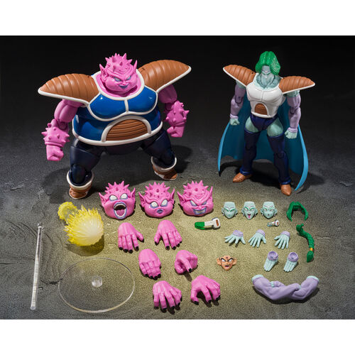 Set 2 figuras S.H. Figuarts Dodoria & Zarbon Bardock the Father of Goku Dragon Ball Z 16cm