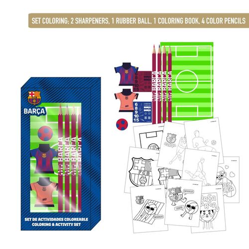 F.C. Barcelona Colouring stationery set
