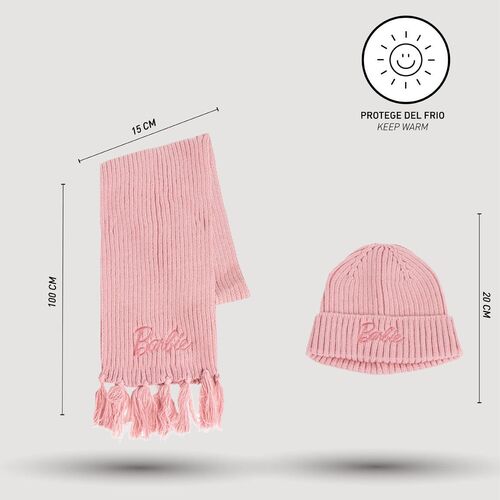 Peppa Pig beanie + scarf set