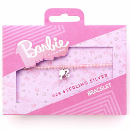 Pulsera Silhouette Charm Barbie plata