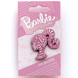 Pin Sparkly Silhouette Barbie