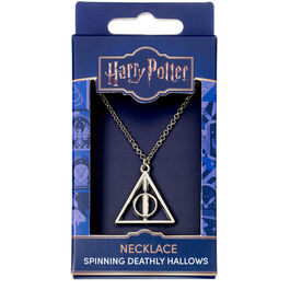 Harry Potter Deathly Hallows spinning necklace