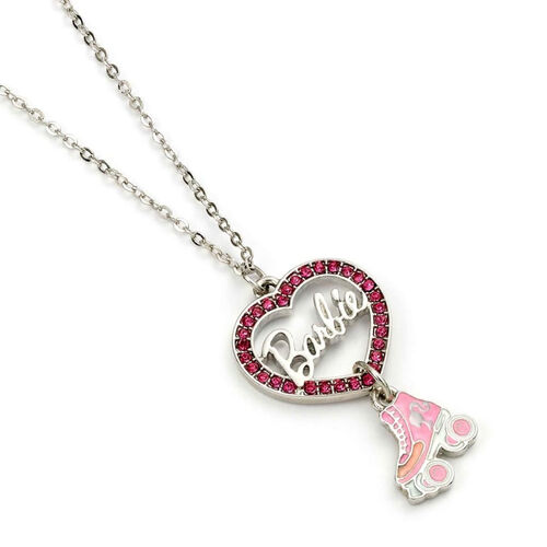 Barbie Heart and Roller Skate necklace