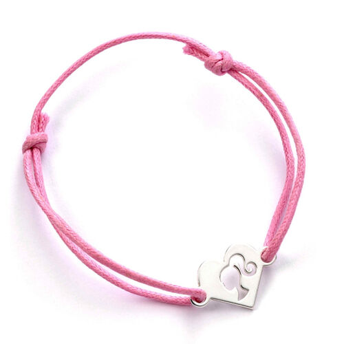 Pulsera Amistad Silhouette Barbie plata