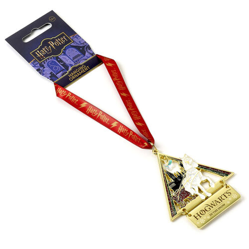 Harry Potter Hogwarts in the Snow Christmas hanging ornament