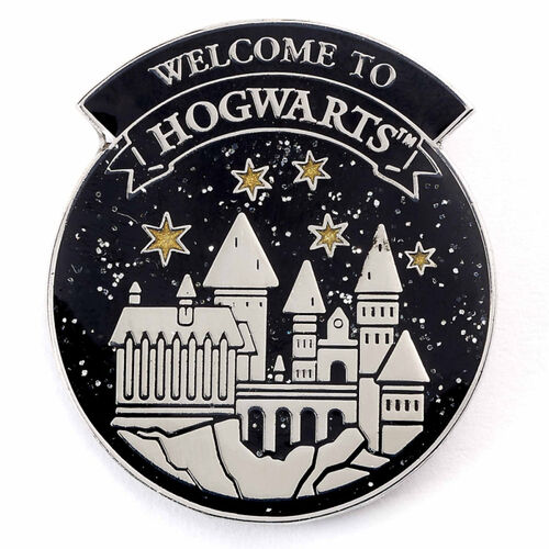 Harry Potter Welcome to Hogwarts pin badge