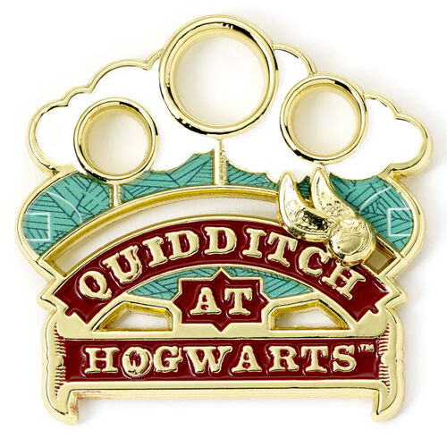 Harry Potter Quidditch at Hogwarts sliding pin badge