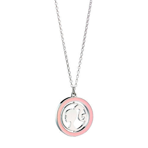 Barbie Spinning Silhouette necklace