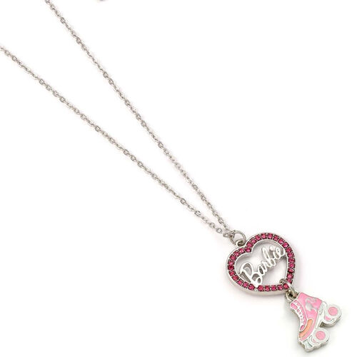 Barbie Heart and Roller Skate necklace