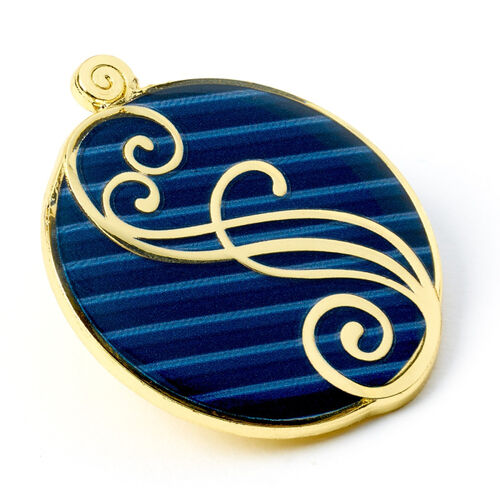 Wicked Blue Shiz Logo pin badge