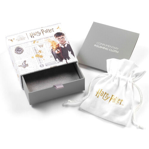 Harry Potter Time Turner sterling silver gold plated slider charm