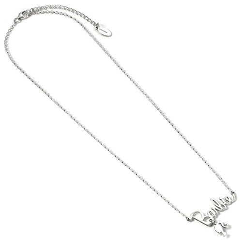 Colgante Nombre Logo Silhouette Barbie plata