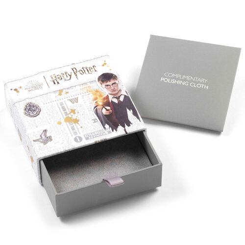 Harry Potter Deathly Hallows sterling silver gold plated necklace