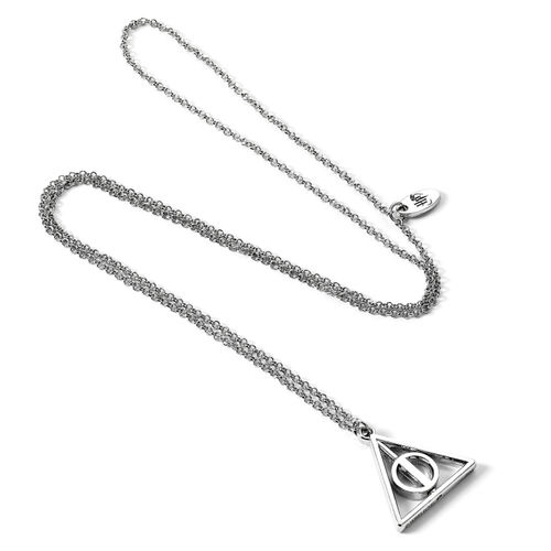 Harry Potter Deathly Hallows spinning necklace