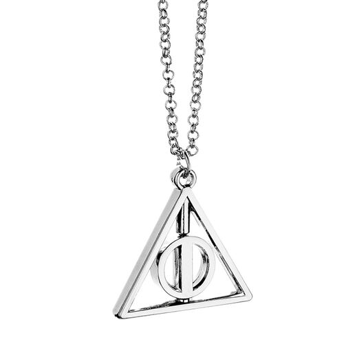 Harry Potter Deathly Hallows spinning necklace