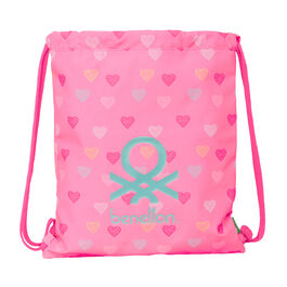 Benetton Heart gym bag