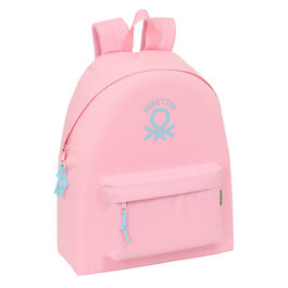 Mochila Rosa Pastel Benetton 42cm