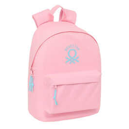 Mochila portatil Rosa Pastel Benetton 41cm